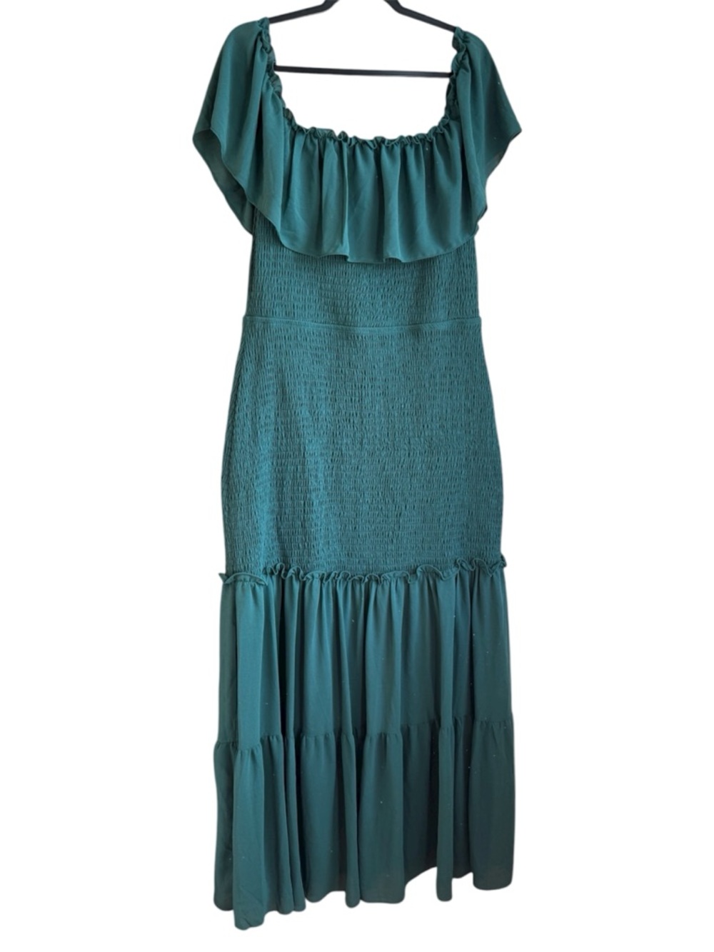 Baltic‎ Born Amalfi Smocked Maxi Dress Green 2XL